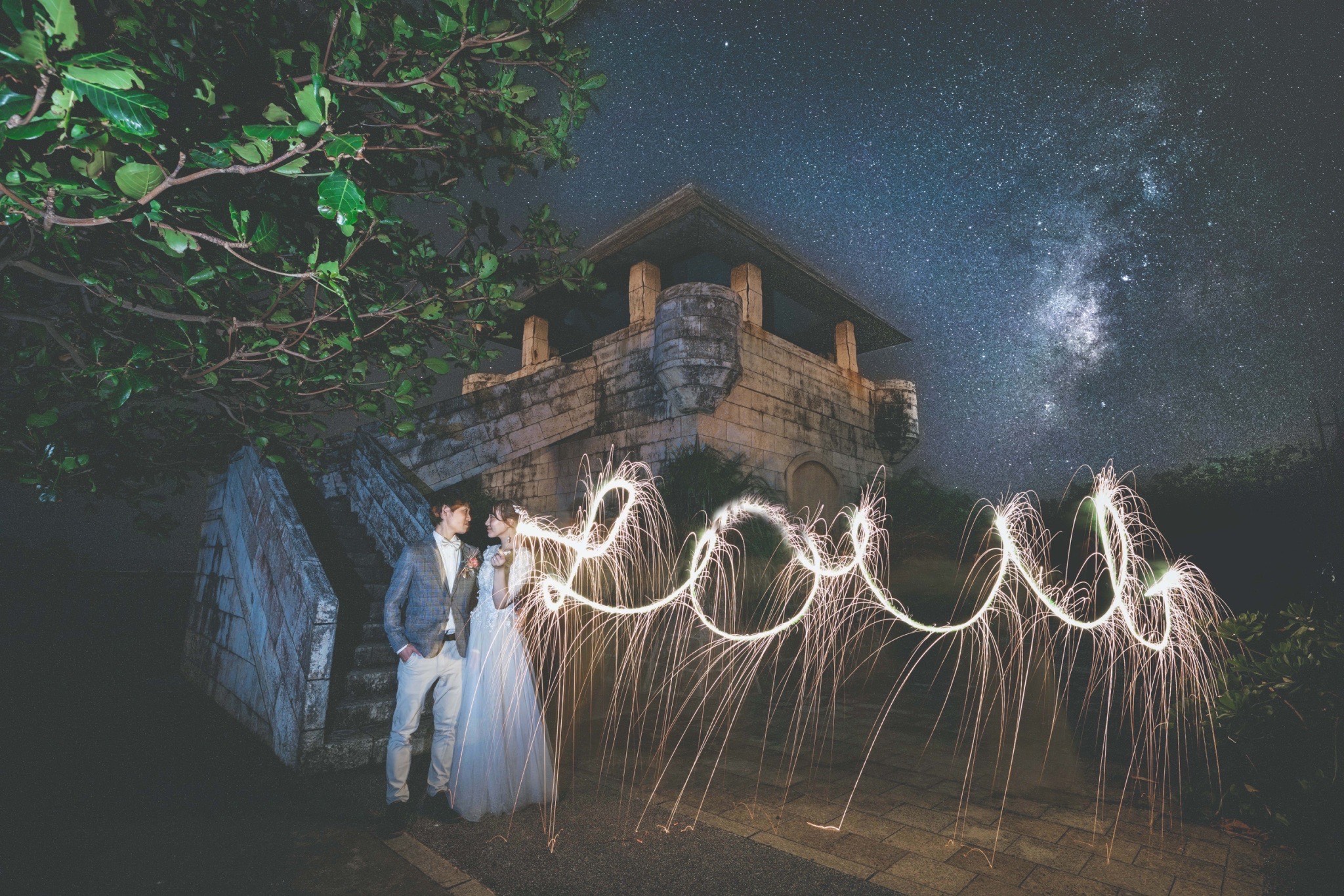みゃーくふぉと 宮古島ウェディング 星空ウェディング写真